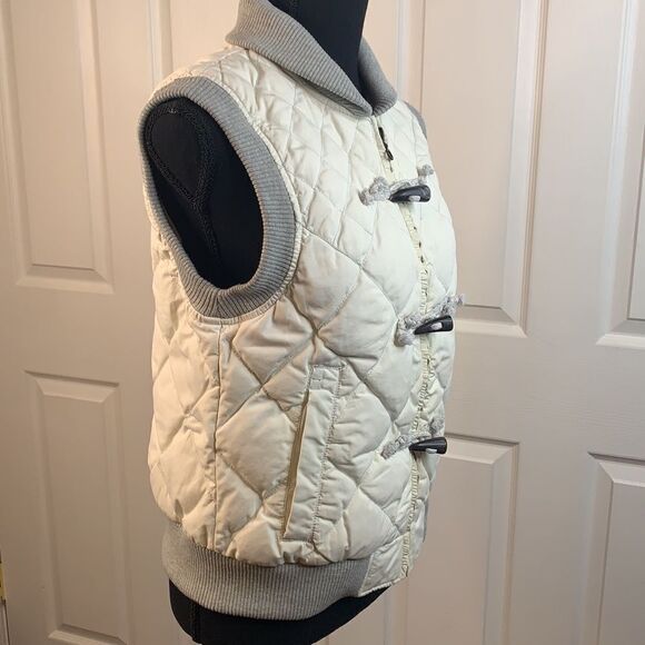 Eddie Bauer EB550 Goose Down Quilted Puffer Vest Medium Petite - Picture 3 of 13